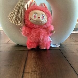 Pink and red love Labubu pop mart big into energy